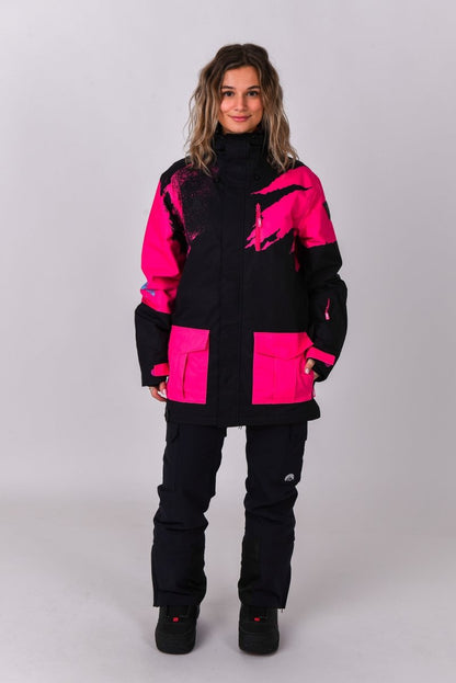 Afterparty Jacket Black & Pink - OOSC Clothing