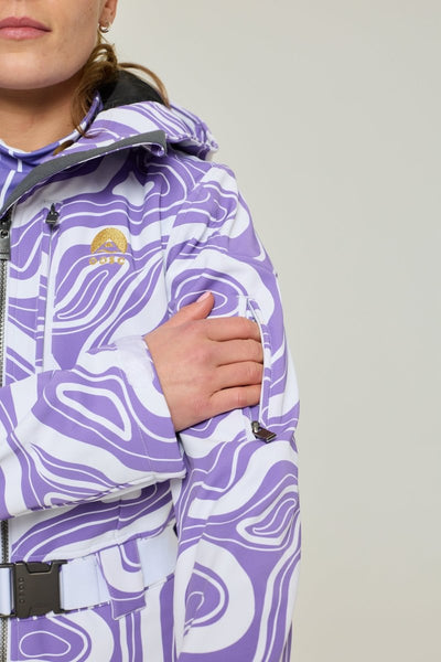 Amethyst Wave Ski Suit - OOSC Clothing