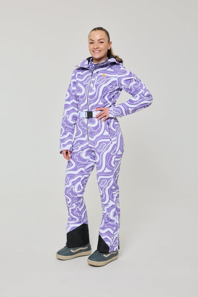 Amethyst Wave Ski Suit - OOSC Clothing