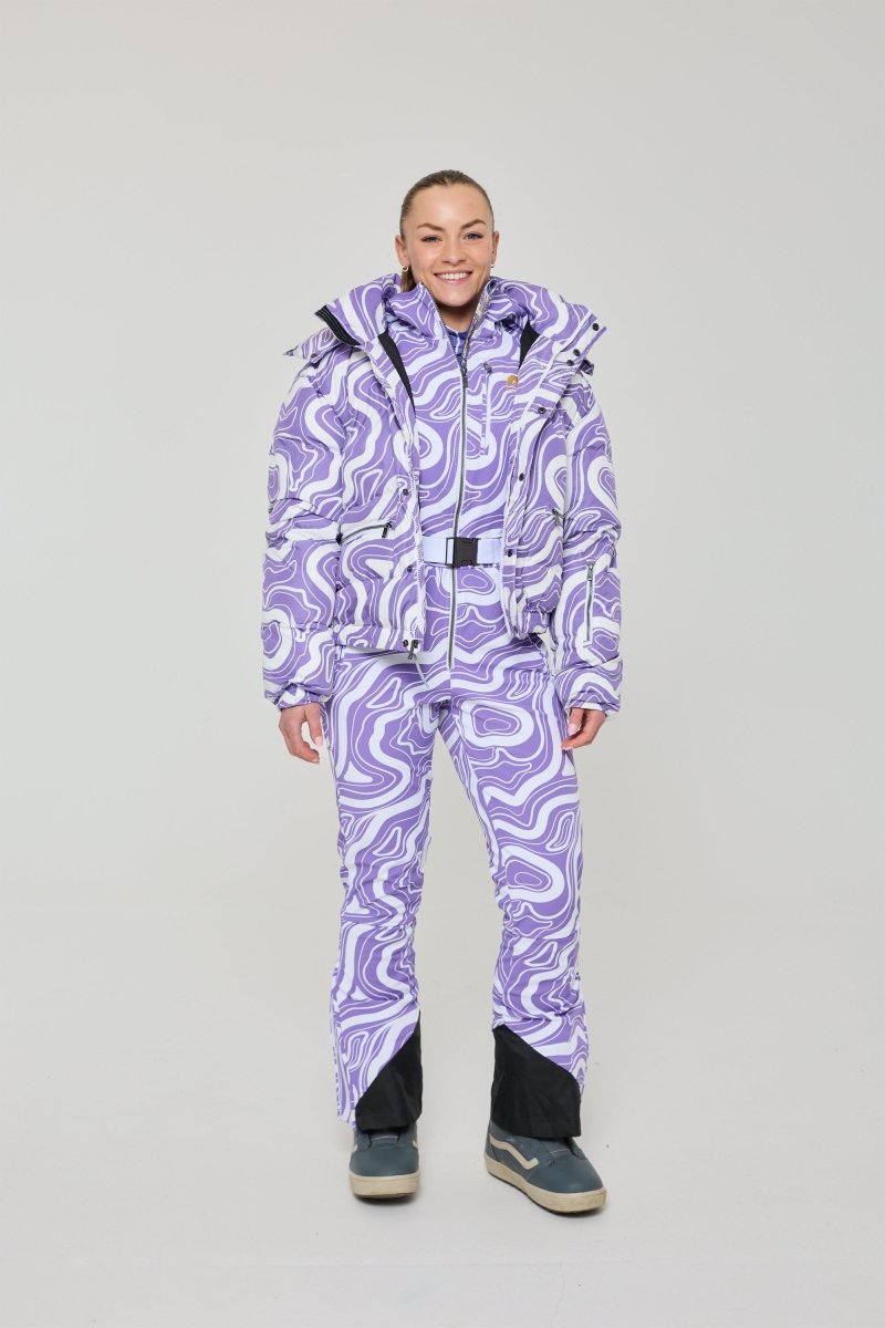 Amethyst Wave Ski Suit - OOSC Clothing