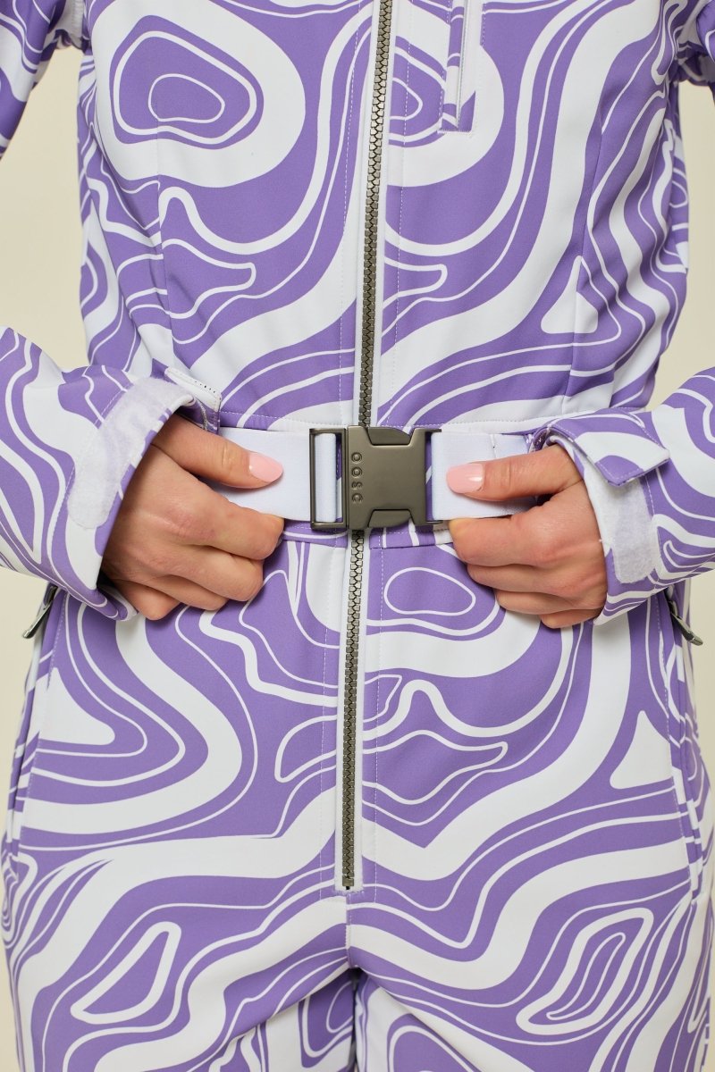 Amethyst Wave Ski Suit - OOSC Clothing