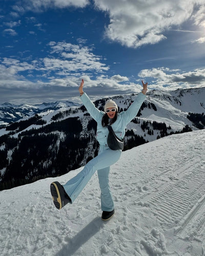 Schicke Pufferjacke - Eisblau
