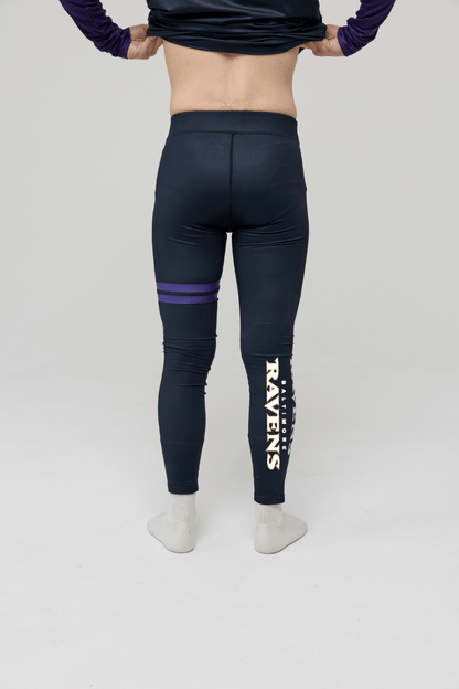 Baltimore Ravens Men's Baselayer Pant - OOSC Clothing