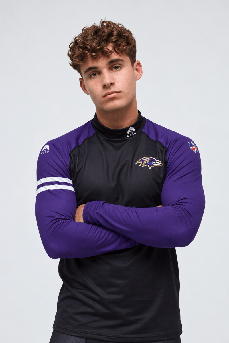 Baltimore Ravens - OOSC X NFL Baselayer Top Men's - OOSC Clothing