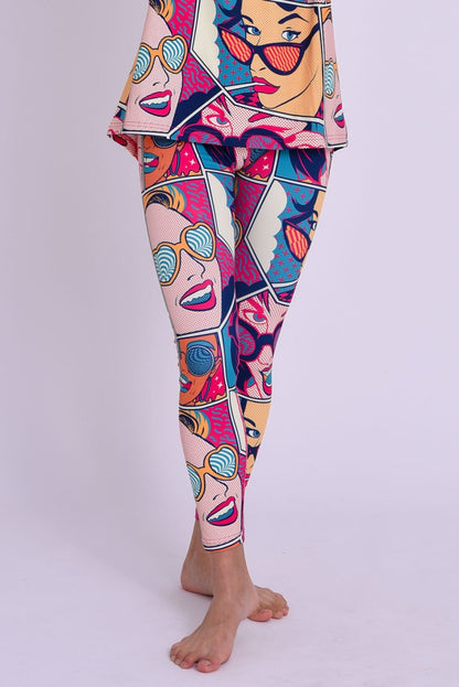 Baselayer Leggings - Comic Book Candy Women's - OOSC Clothing