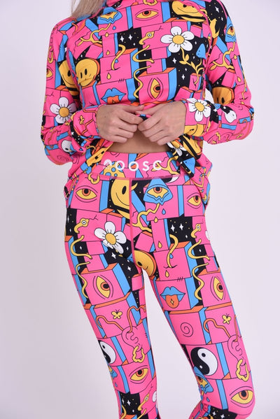 Baselayer Leggings - Trippy Hippy Women's - OOSC Clothing