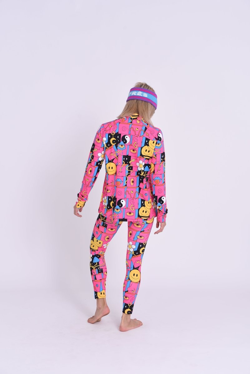 Baselayer Leggings - Trippy Hippy Women's - OOSC Clothing