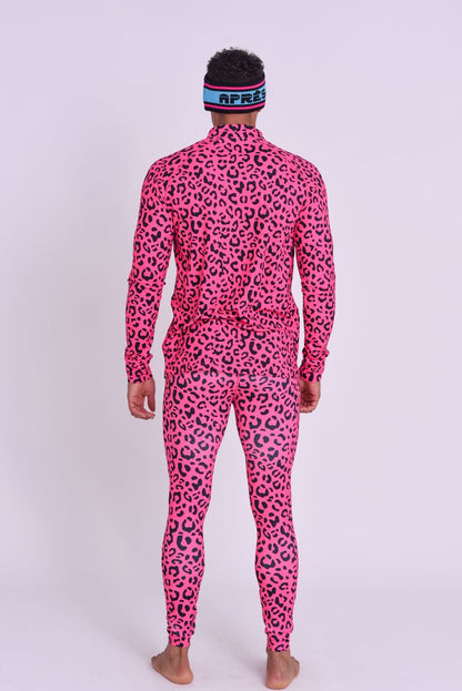 Baselayer Pant - Hotel California Pink Leopard Men's - OOSC Clothing