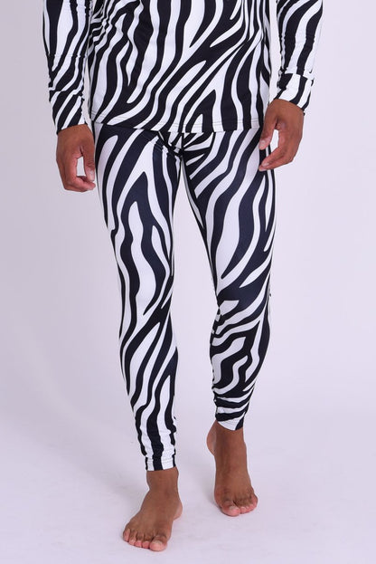 Baselayer Pant - Hotel California Zebra Print Men's - OOSC Clothing