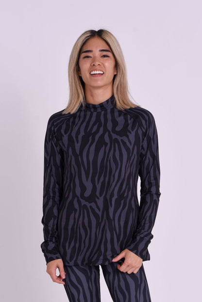 Baselayer Top - Black Tiger Women's - OOSC Clothing