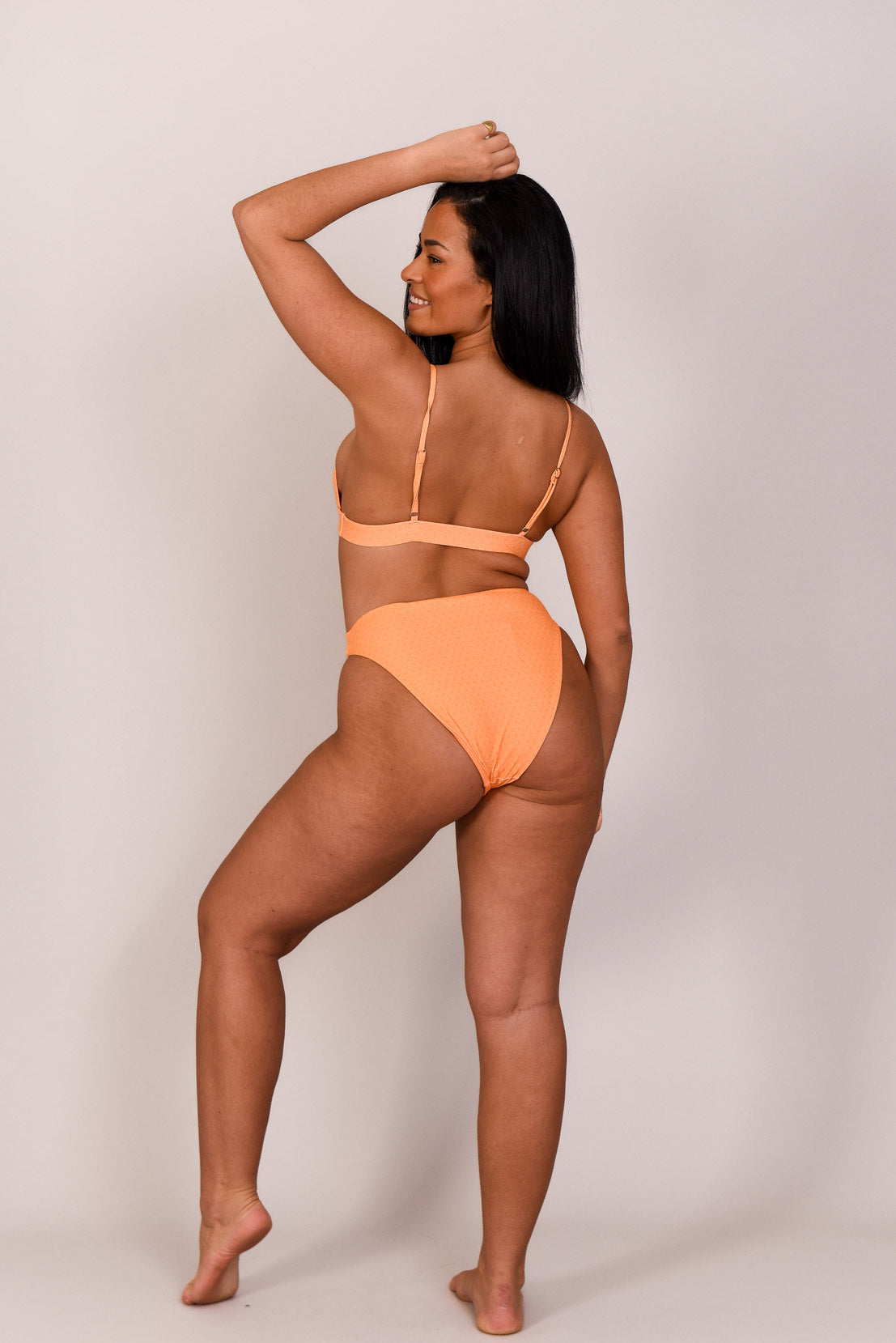 Tangerine Squeeze Boost 'Em Up Bikini Top