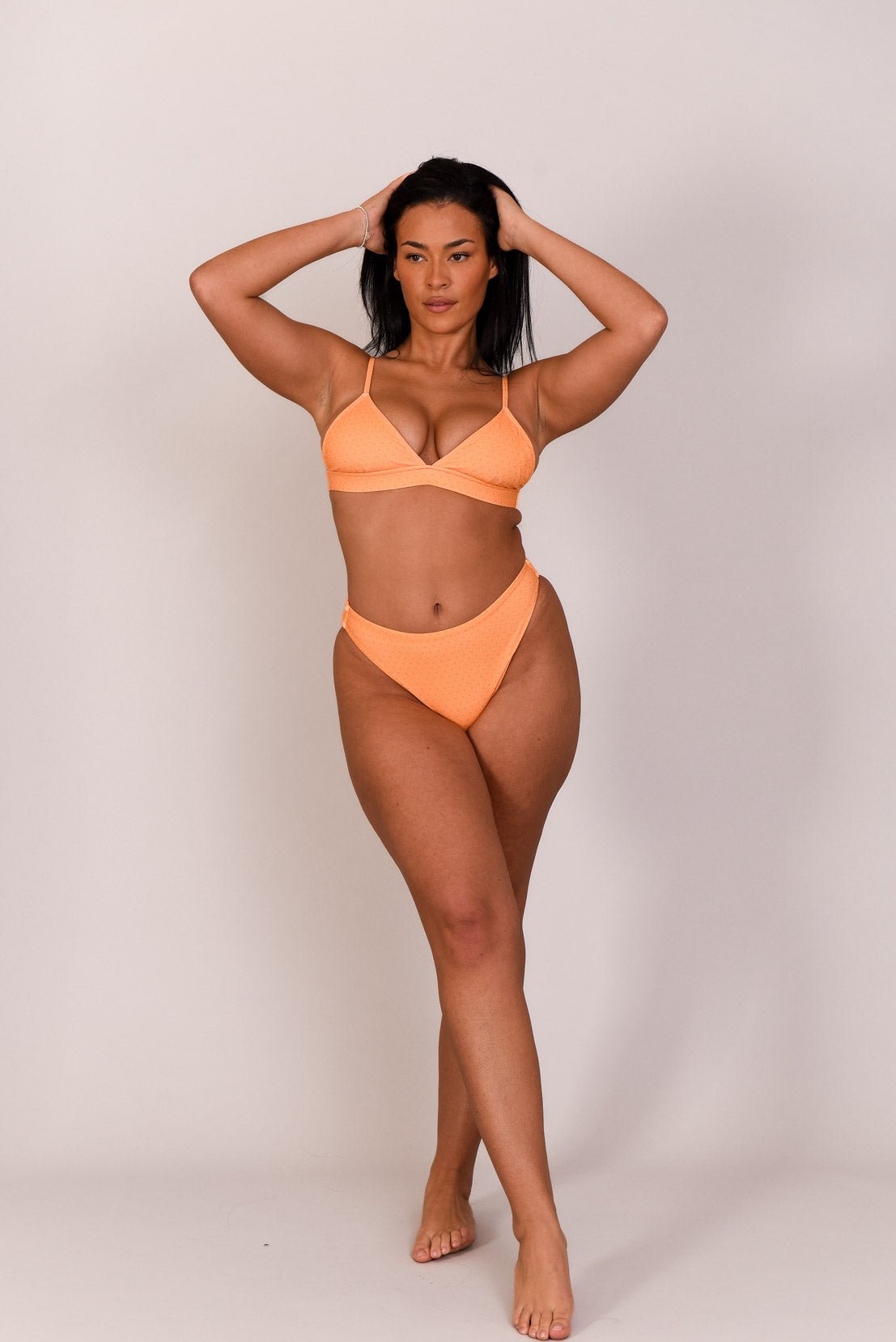 Tangerine Squeeze Boost 'Em Up Bikini Top