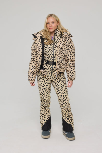 Chic Puffer Jacket - Cheetah - OOSC Clothing