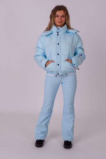 Chic Puffer Jacket Ice Blue – OOSC Clothing - Main Image