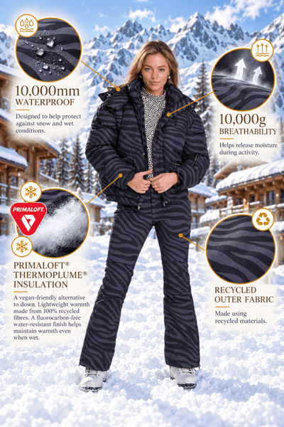 Chic Puffer Jacket - Noir Eclipse - OOSC Clothing