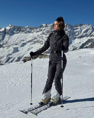 Chic Ski Suit - Black Tiger - OOSC Clothing