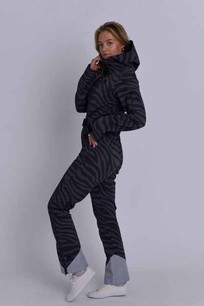 Chic Ski Suit - Black Tiger - OOSC Clothing