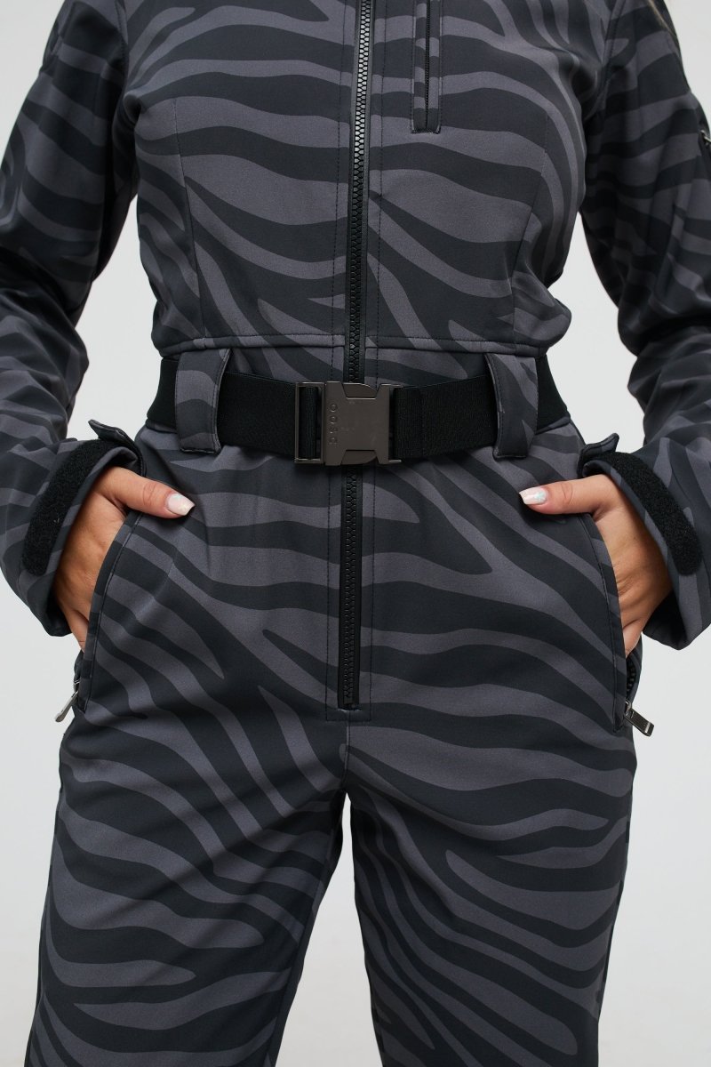 Chic Ski Suit - Black Tiger - OOSC Clothing