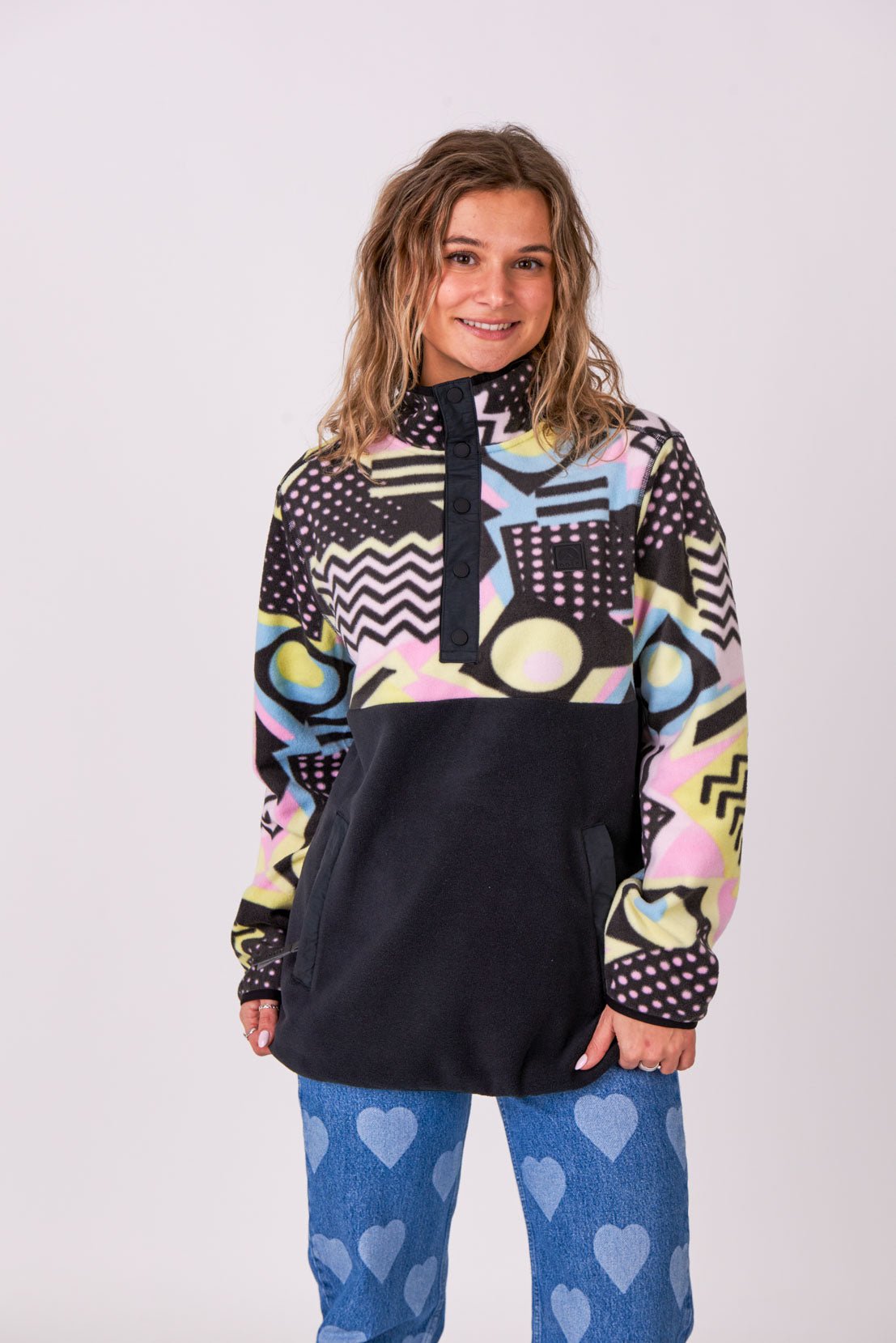 Saved By The Bell Fleece Black - Women's