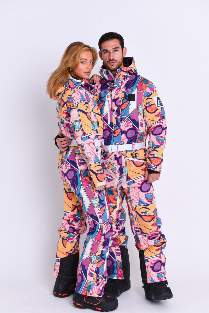 Comic Book Candy - Curved Women's Ski Suit - OOSC Clothing