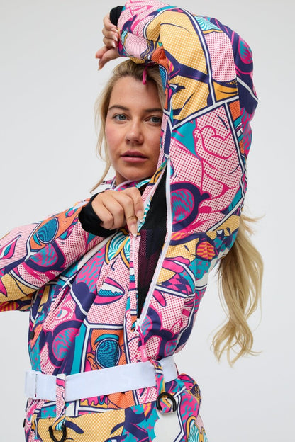 Comic Book Candy - Curved Women's Ski Suit - OOSC Clothing