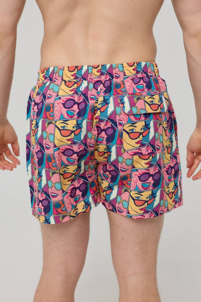 Comic Book Candy Men's Swim Shorts - OOSC Clothing