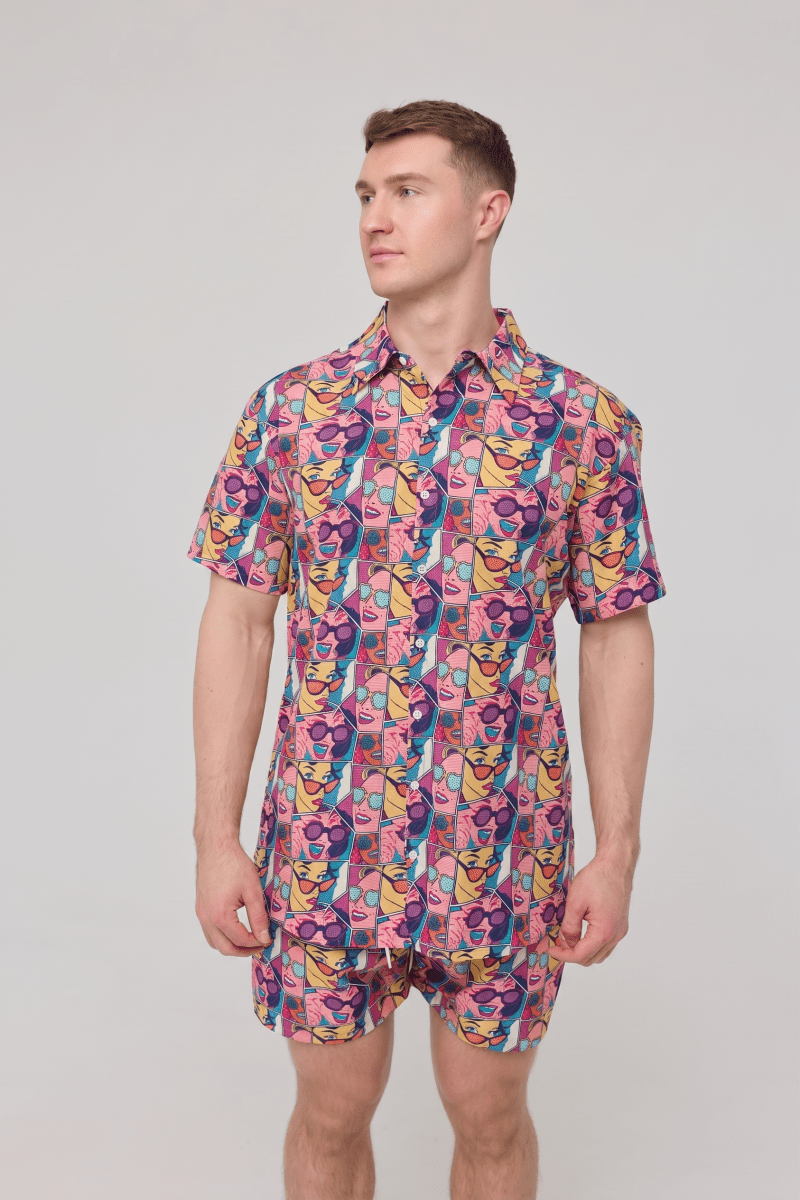 Comic Book Candy Men's Swim Shorts - OOSC Clothing