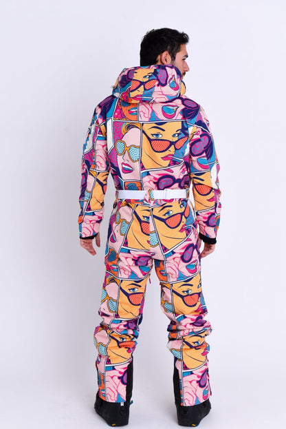 Comic Book Candy Ski Suit - Mens - OOSC Clothing