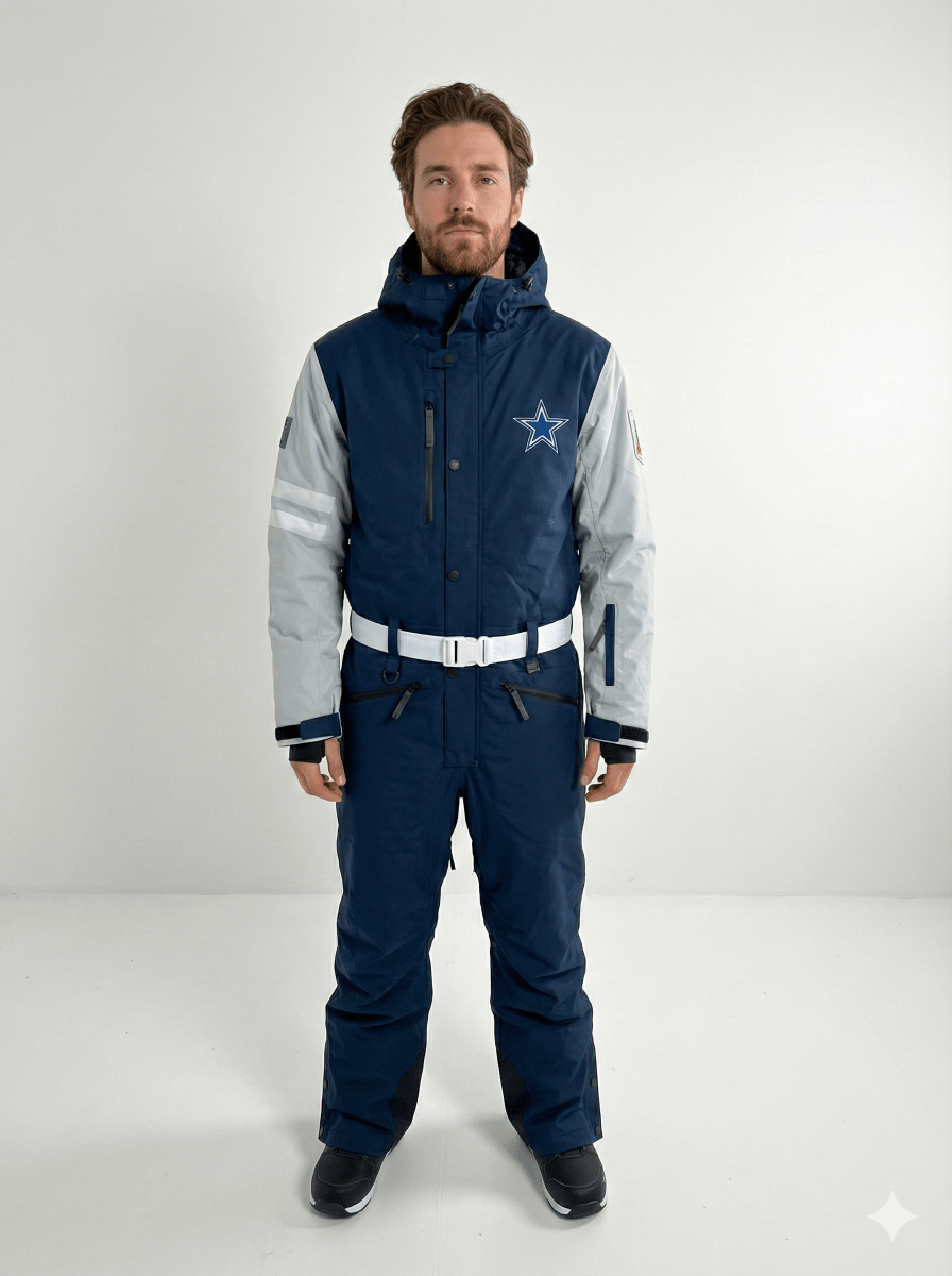 Dallas Cowboys Men's Ski Suit - OOSC Clothing