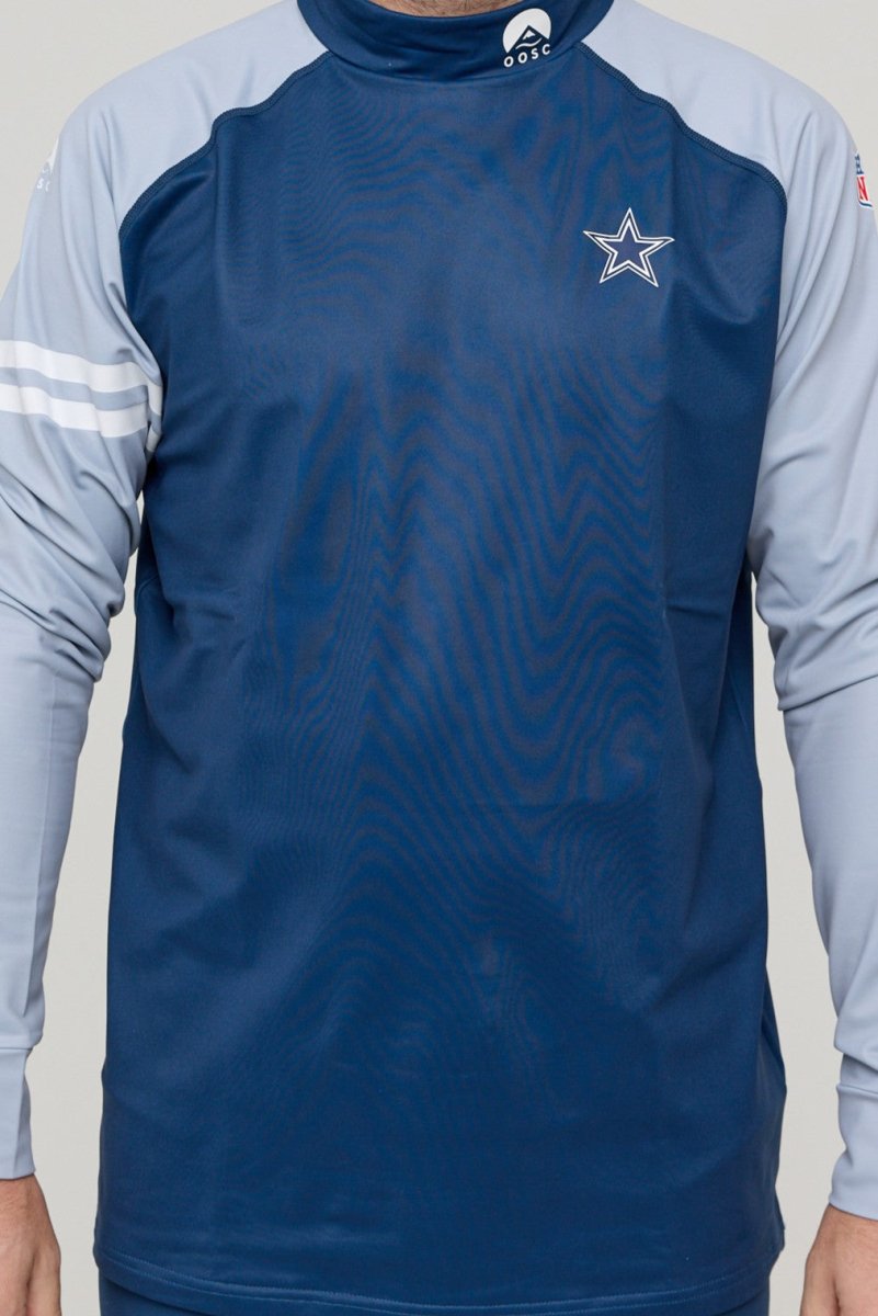 DALLAS COWBOYS 実使用ジャージ 44 Men's Dallas Cowboys Baselayer Top | Ski Thermals - OOSC Clothing