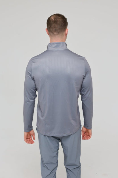 Elite Activewear 1/4 Zip Top - Grey - OOSC Clothing