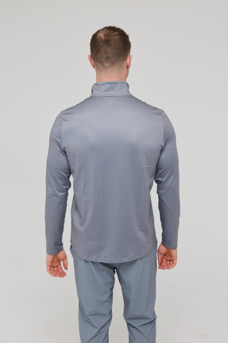 Elite Activewear 1/4 Zip Top - Grey - OOSC Clothing