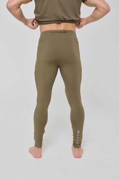 Elite Activewear Leggings - Khaki - OOSC Clothing