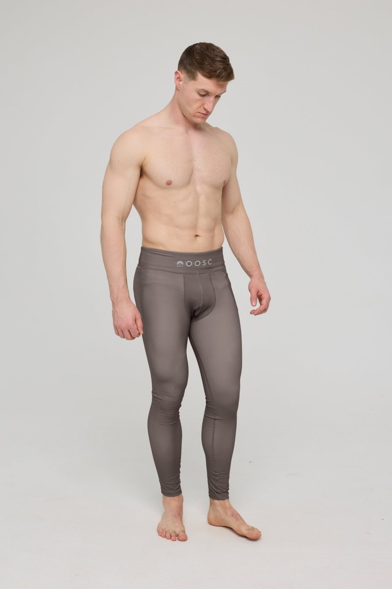 Elite Activewear Leggings - Khaki - OOSC Clothing