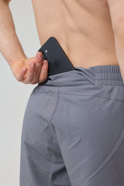 Elite Activewear Shorts - Grey - OOSC Clothing