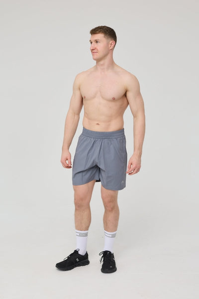 Elite Activewear Shorts - Grey - OOSC Clothing