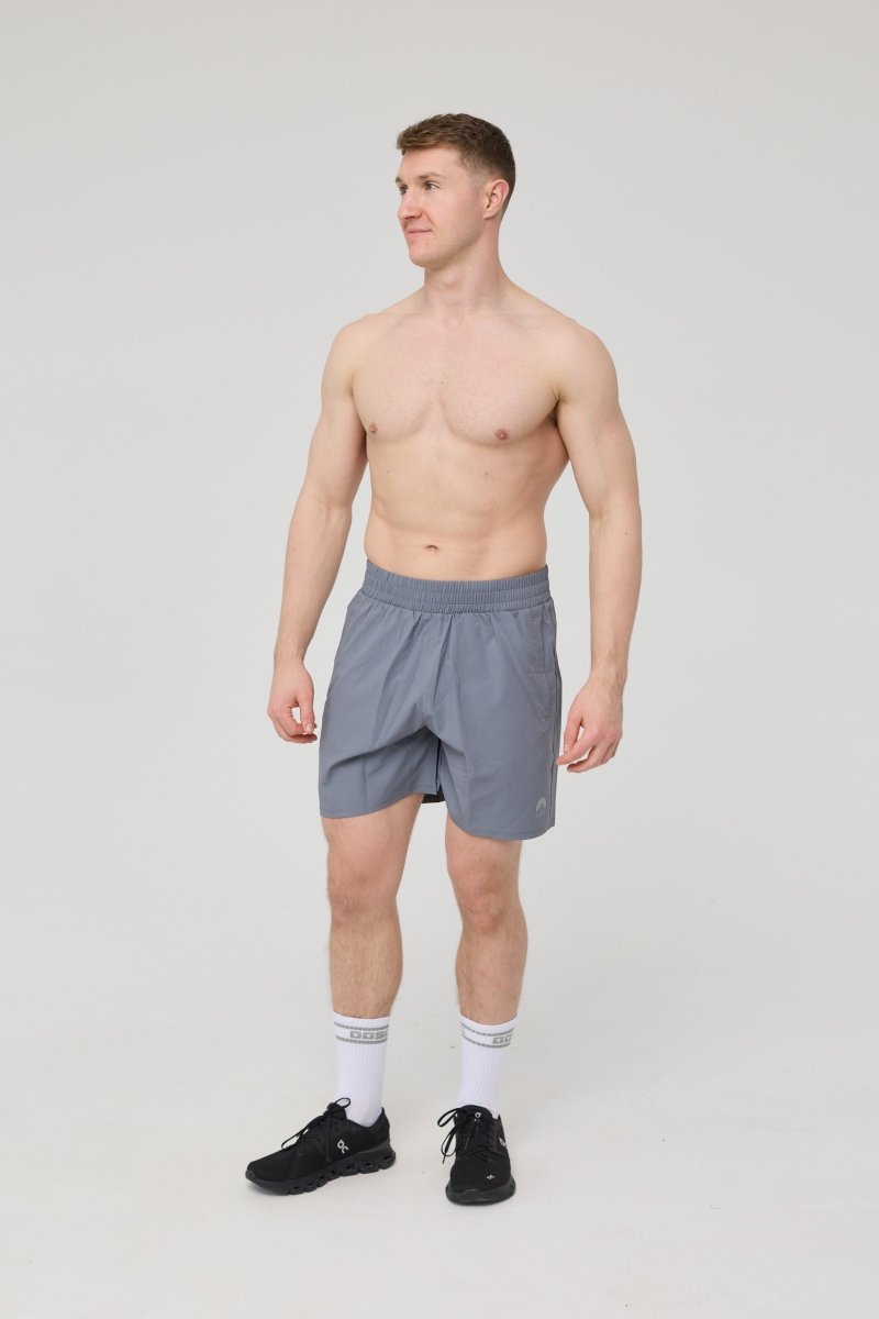 Elite Activewear Shorts - Grey - OOSC Clothing