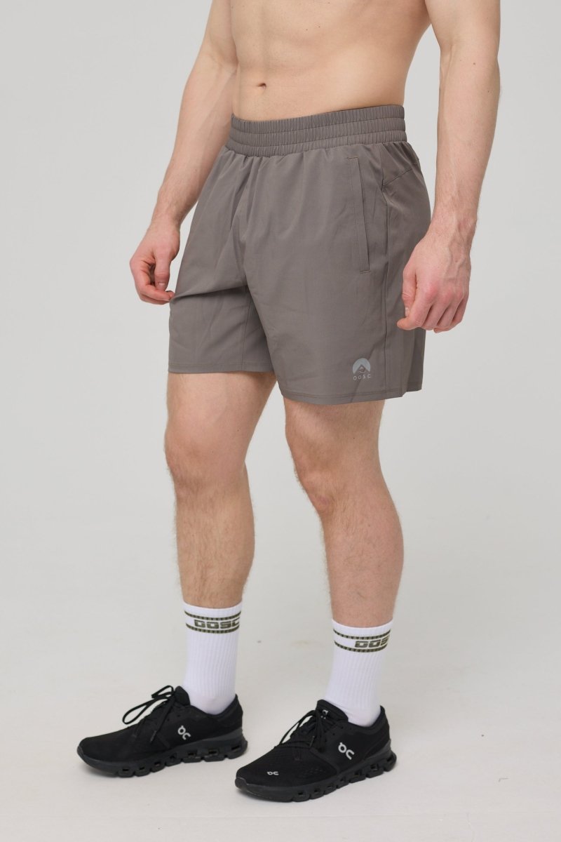 Elite Activewear Shorts - Khaki - OOSC Clothing