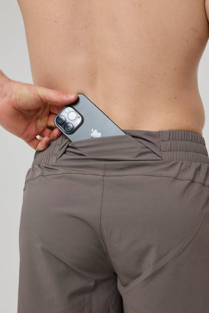 Elite Activewear Shorts - Khaki - OOSC Clothing