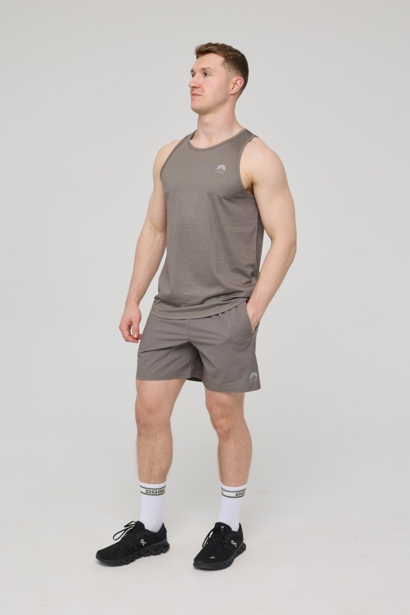 Elite Activewear Tank Khaki - Men's - OOSC Clothing
