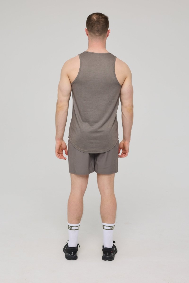 Elite Activewear Tank Khaki - Men's - OOSC Clothing