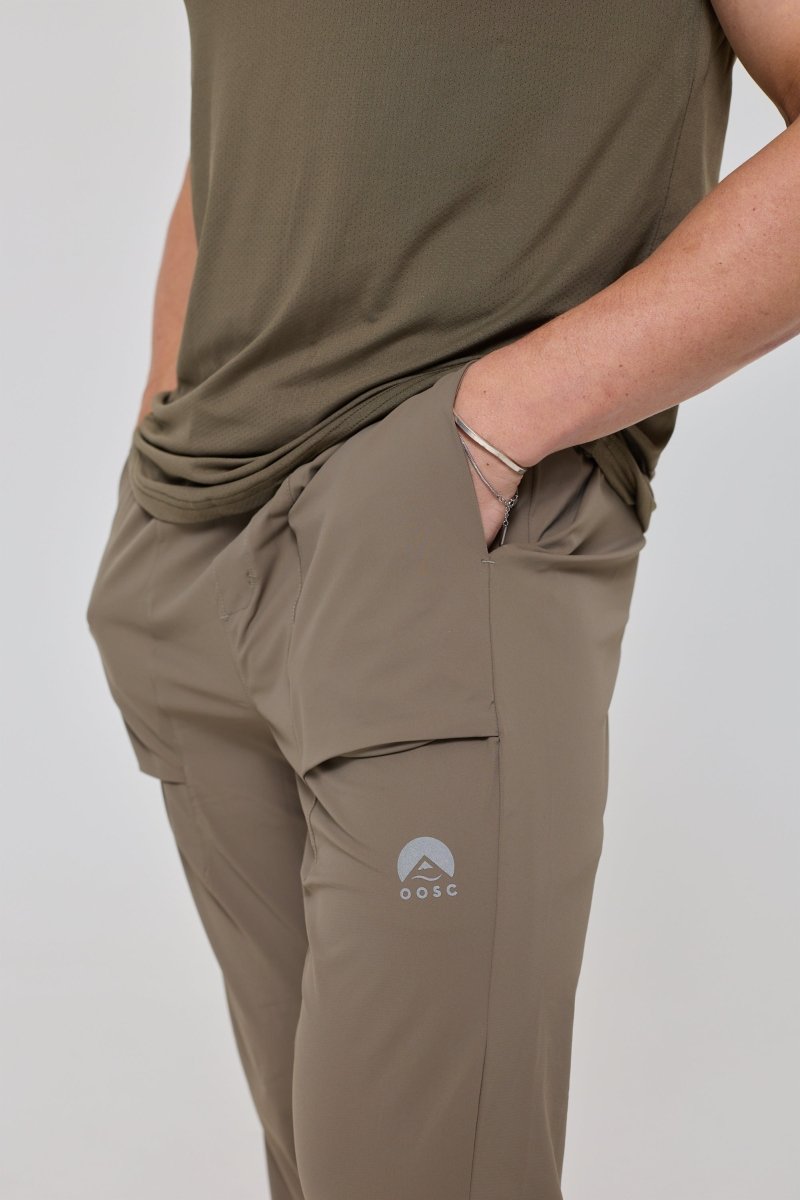 Elite Everyday Activewear Joggers - Khaki - OOSC Clothing
