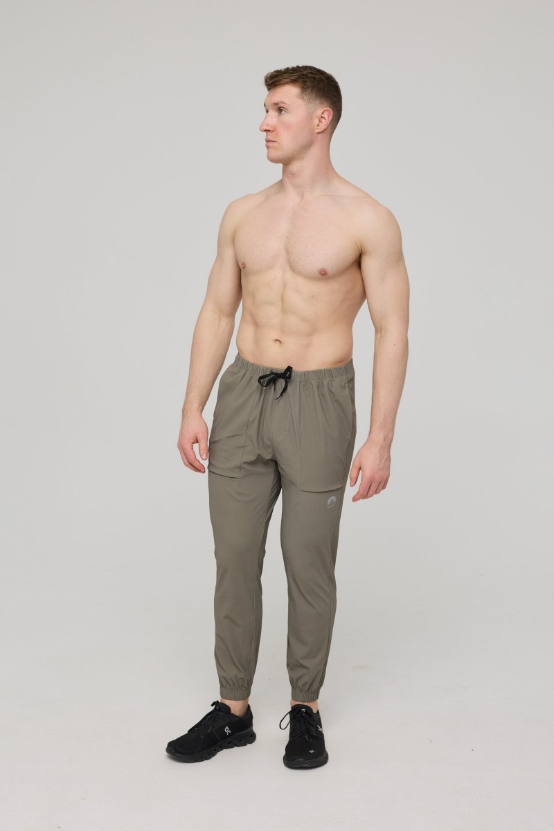 Elite Everyday Activewear Joggers - Khaki - OOSC Clothing