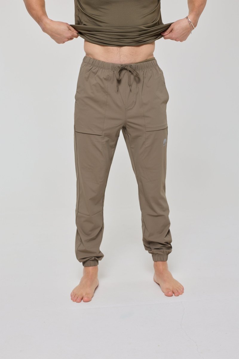 Elite Everyday Activewear Joggers - Khaki - OOSC Clothing