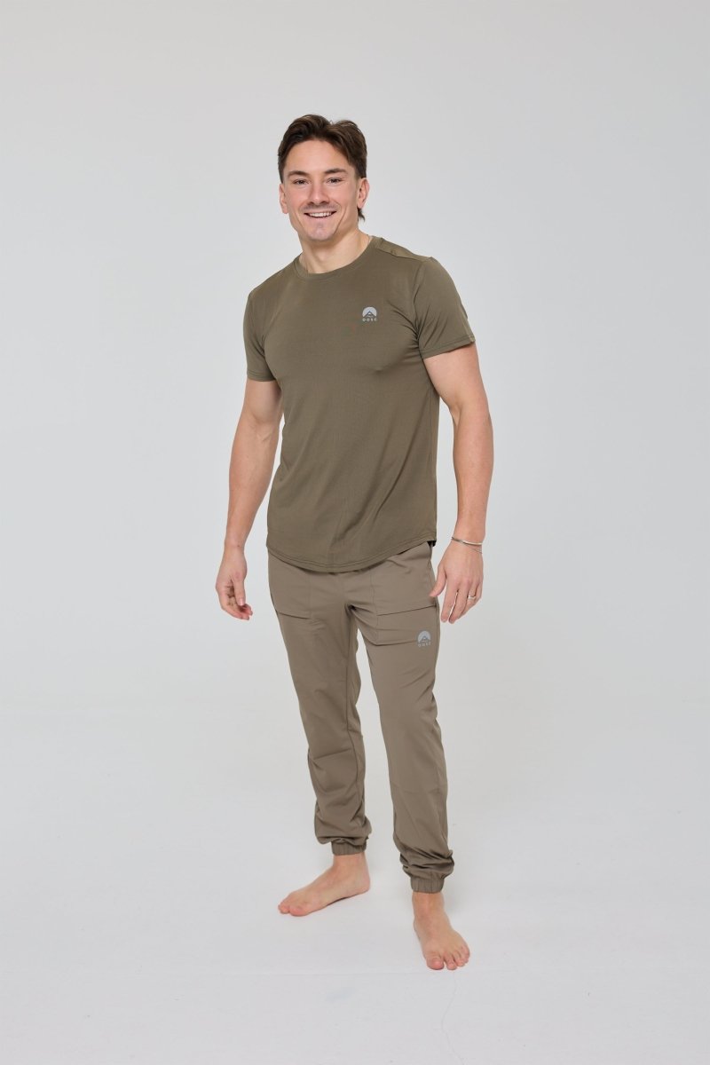 Elite Everyday Activewear Joggers - Khaki - OOSC Clothing