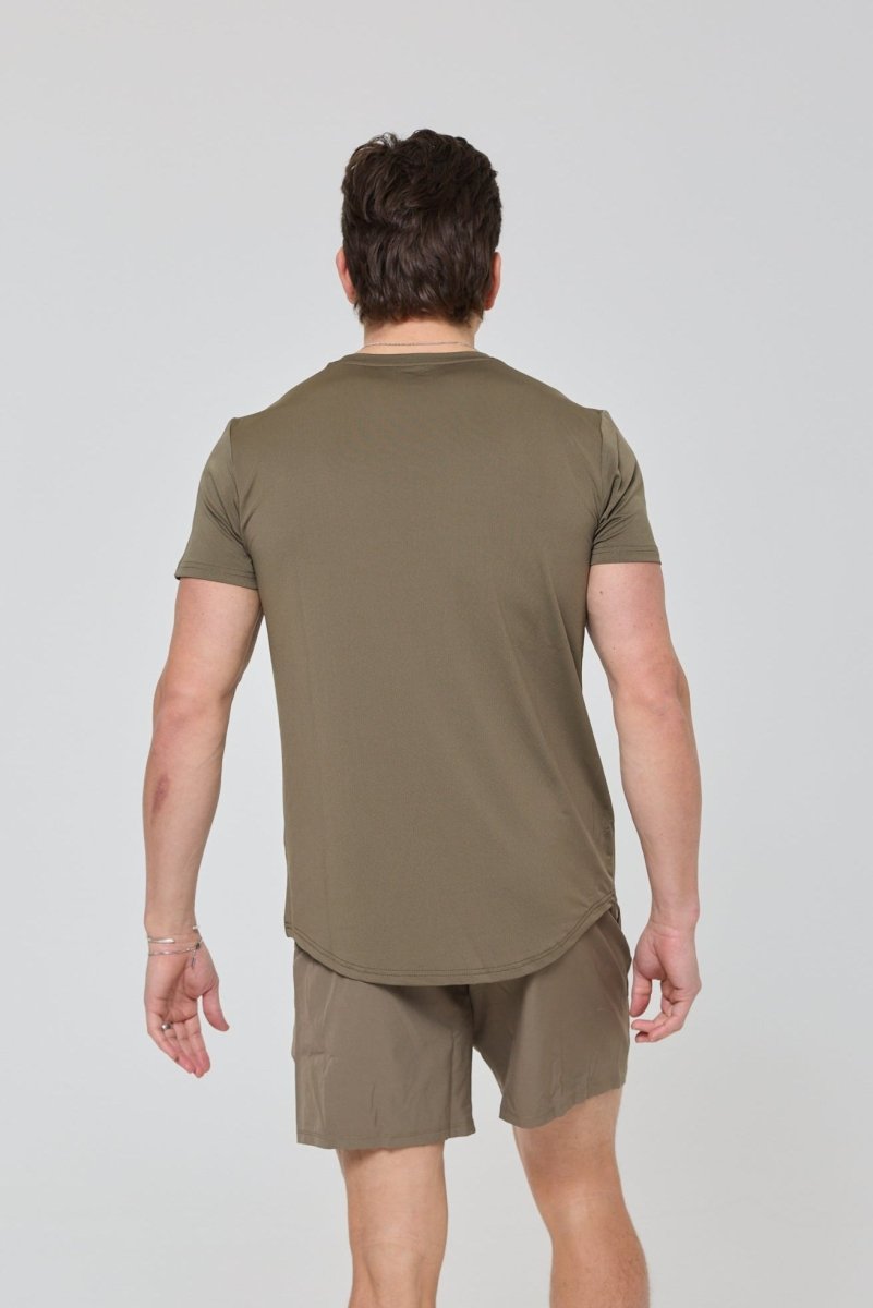 Elite Gym T-Shirt Khaki - Men's - OOSC Clothing