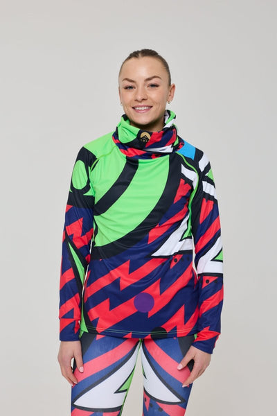Fresh Prince X Women's High Neck Baselayer Top - OOSC Clothing