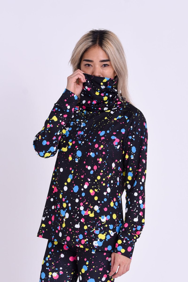 High Neck Baselayer Top Catalina Mixer