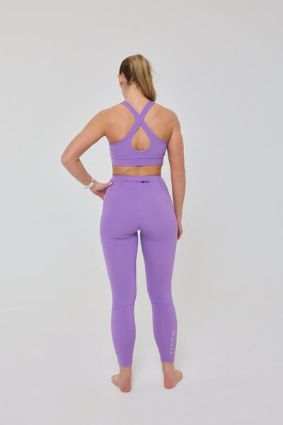 High Support Elite Crossback Sports Bra - Purple - OOSC Clothing
