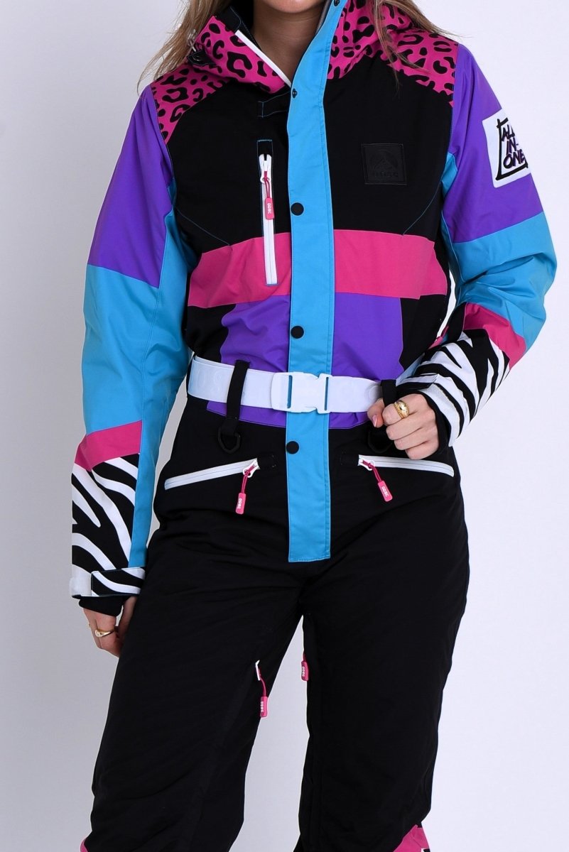 Hotel California Pink Shaped Women's Ski Suit - OOSC Clothing